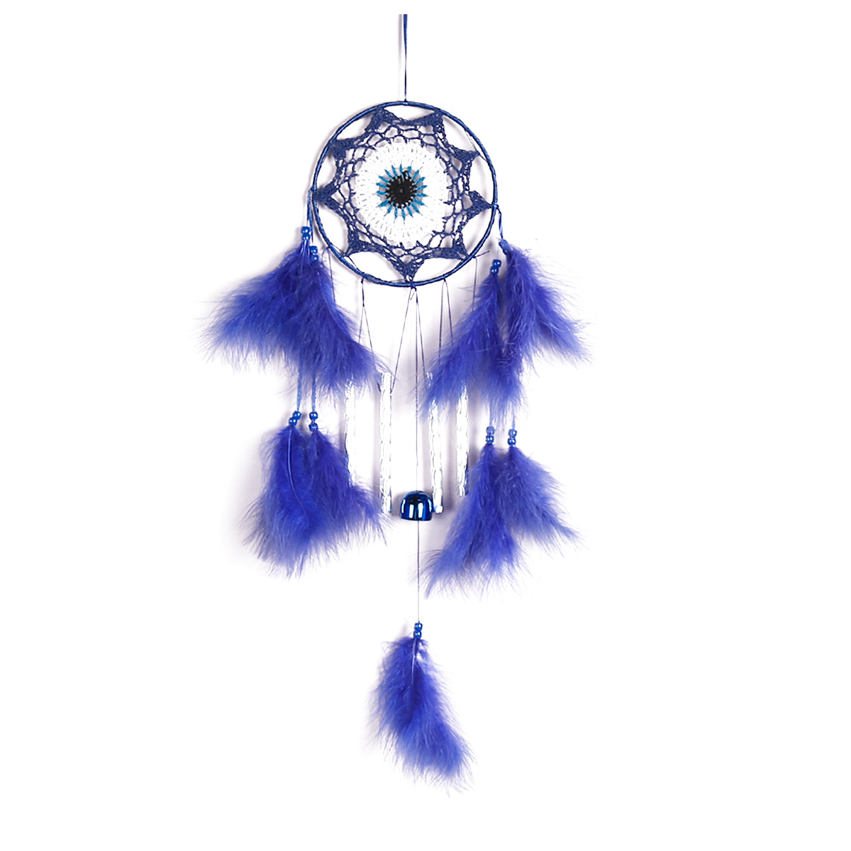 Creative Evil Eye Dreamcatcher Pendant, wind chime tube Dreamcatcher, cross-border bestseller, Dreamcatcher pendant, Devil's Eye Application Scenario