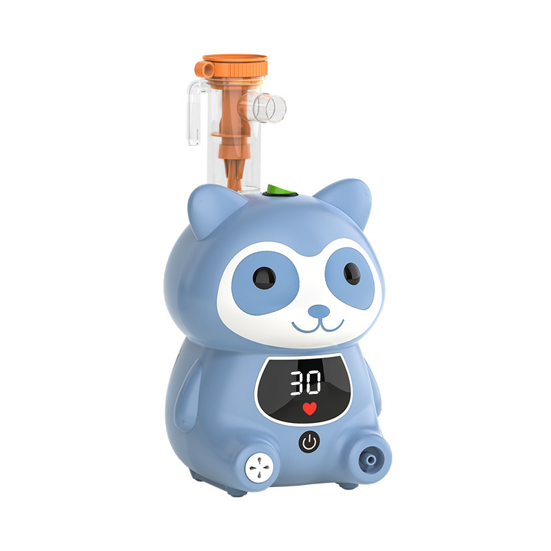 LED digital display nebulizer with timing function, children and adults nebulizer, household nebulizer for export only Specification drawing