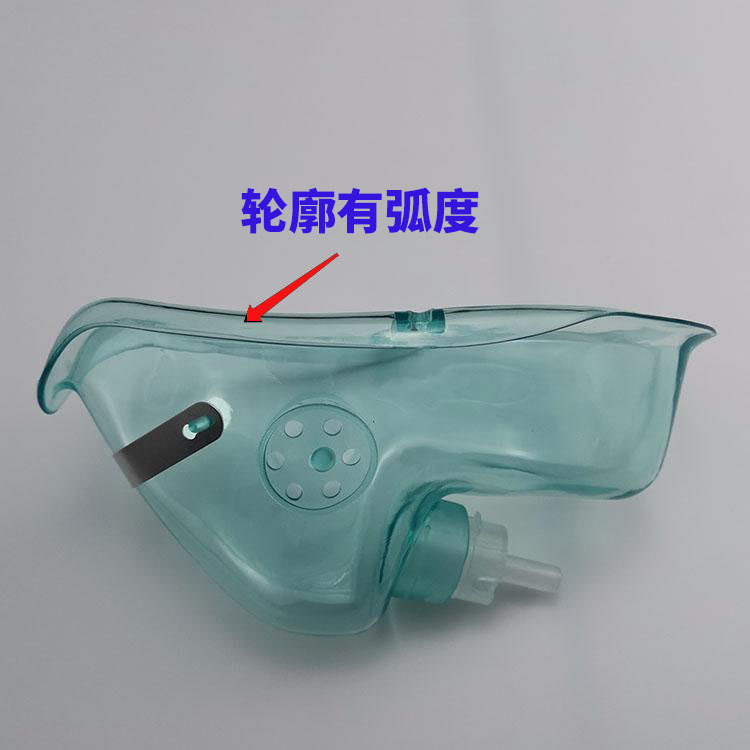 Oxygen mask, oxygen bag mask, non-re-inhalation mask, atomization oxygen delivery, oxygen inhalation nasal oxygen tube, customized bite for adults and children Specification drawing