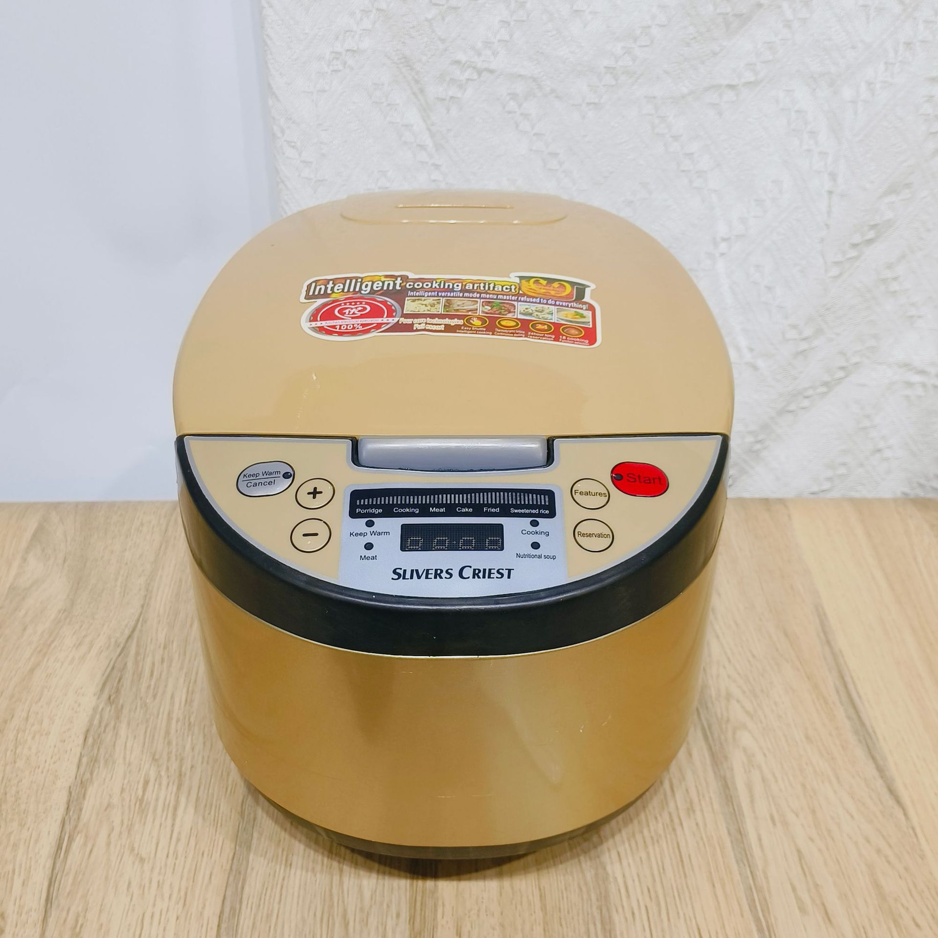 外贸出口欧规电饭煲5L电饭煲家用智能电饭煲电饭锅产品图