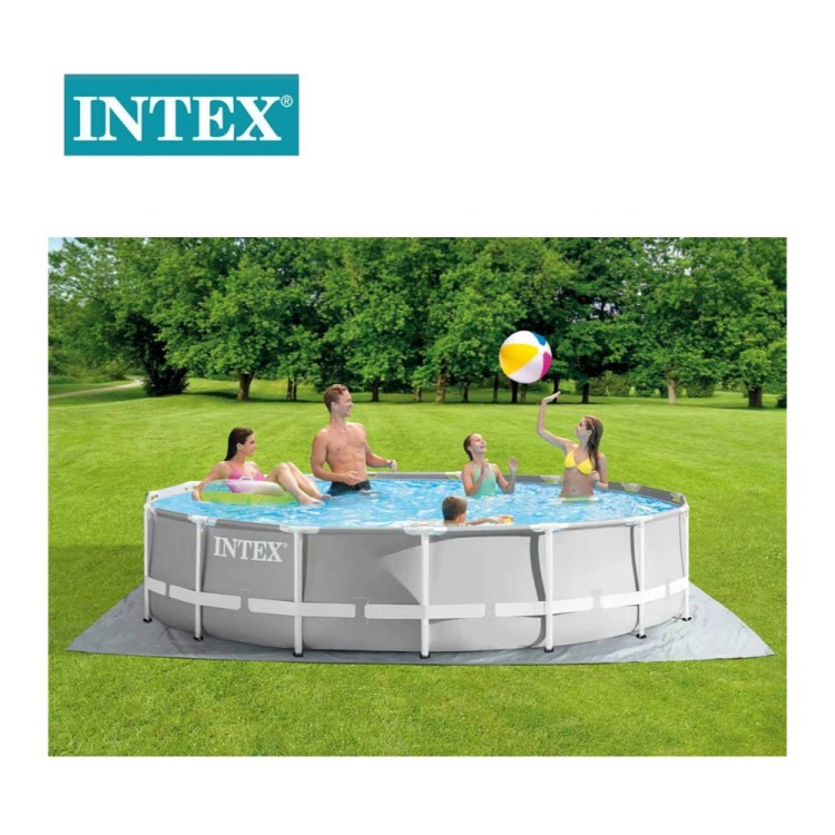 INTEX26724 圆形管架水池套装 支架水池 家庭游泳池批发