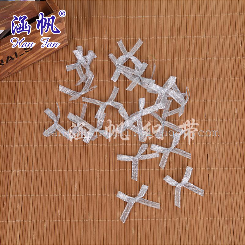 Wholesale of gold and silver scallion hand-tied bow accessories in stock details Picture