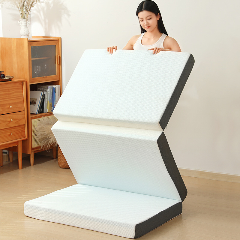 跨境记忆棉床垫慢回弹床垫便携榻榻米薄垫凝胶床垫日式三折垫