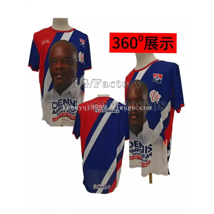 Create the image of an election winner. Cross-border presidential campaign uniform Polo shirts are available in large quantities with special offers Application Scenario