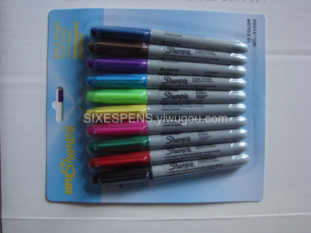 Factory direct sales of 18-color 9500 model 18-piece suction card marker pens details Picture