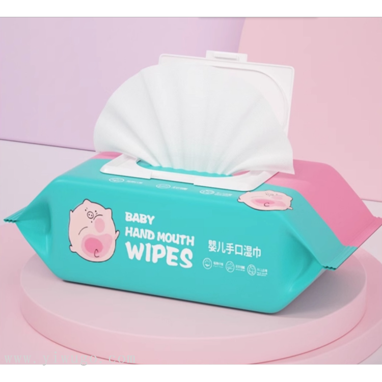 80抽婴儿湿巾婴幼儿新生手口屁专用宝宝儿童湿纸巾大包家庭装批发细节图
