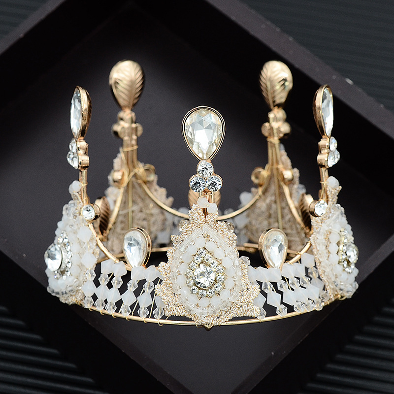 皇冠/饰品/小熊头顶塑料皇冠/发饰/婚礼发饰细节图