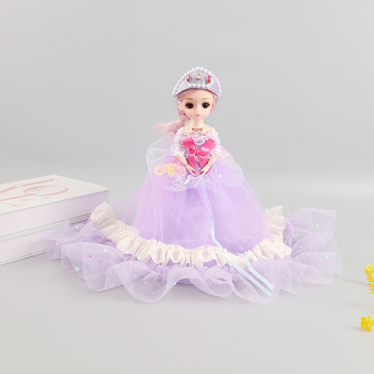 Sweet girl, princess, wedding dress, blinking doll, doll girl, birthday gift, children's toy, joint movable details Picture