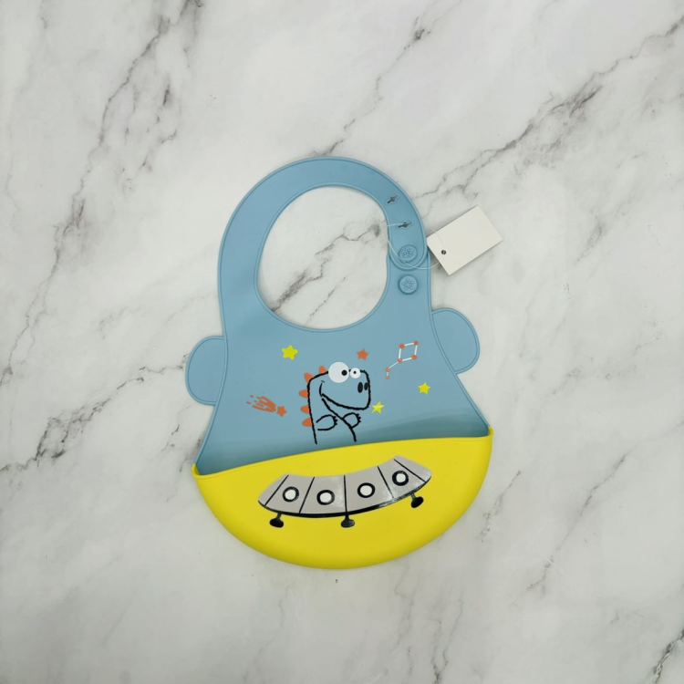 宝宝围兜防水硅胶儿童吃饭口水袋婴儿饭兜