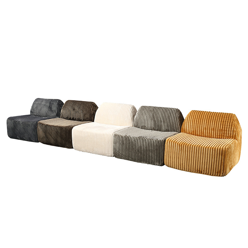 All-sponge vacuum compressed sofa, single sofa, living room, balcony, bedroom sofa chair, lazy fabric sofa Specification image