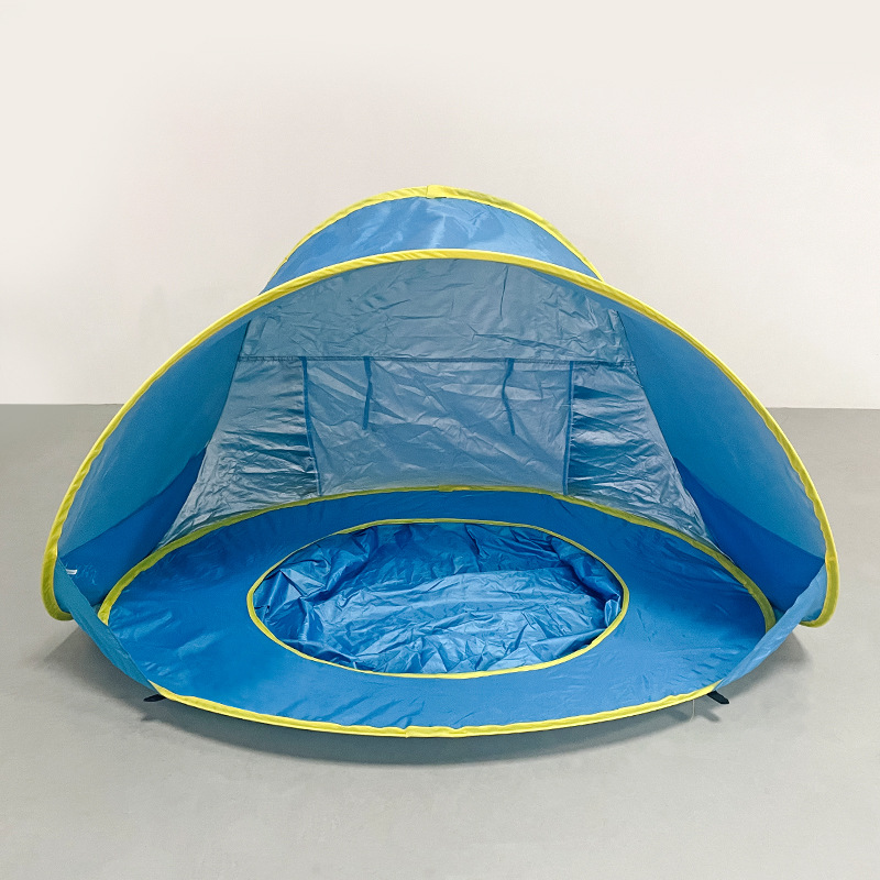 Baby Castle, baby beach sunshade, quick-opening folding outdoor toy house, children's beach tent, Amazon in stock