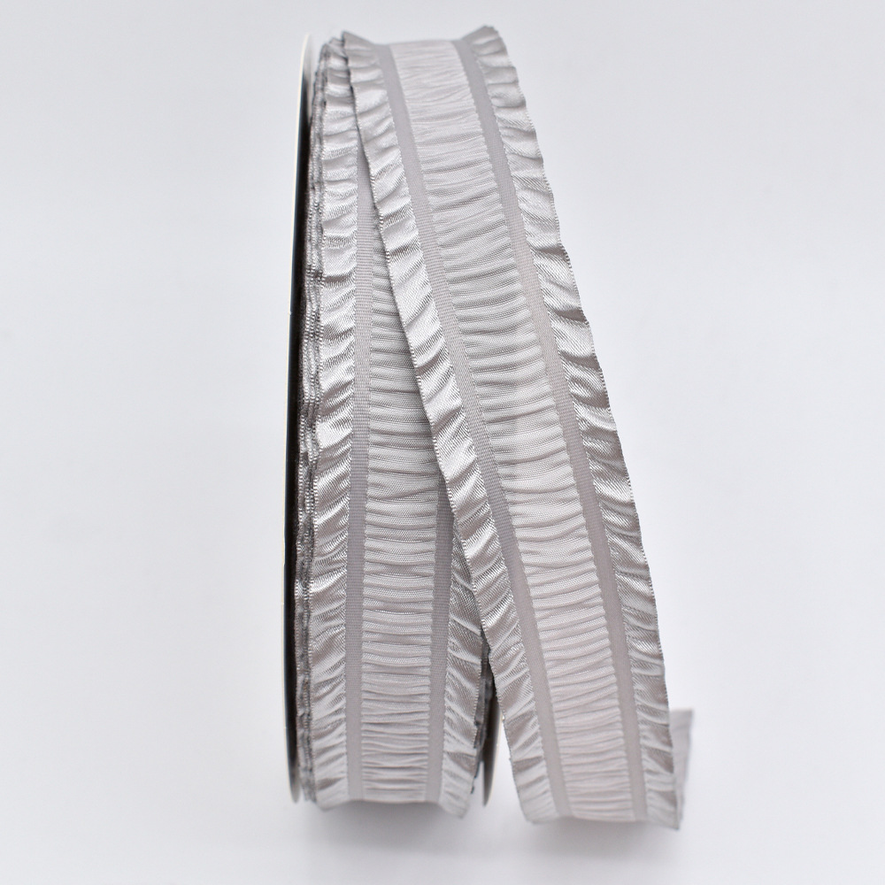 Hanfan Webbing Korean-style double pleated edge ribbon High-end custom DIY handmade bow ribbon flower decoration clothing accessories Item Picture