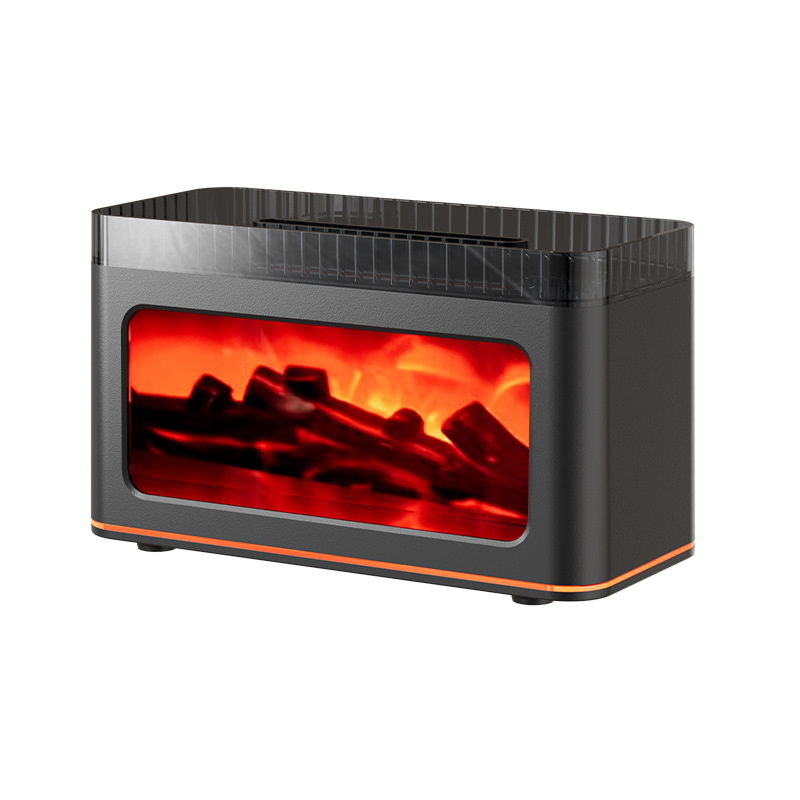 New 5V mini aroma diffuser, elk fireplace, charcoal fire, multi-color pattern flame, silent ambient light, aroma diffuser and humidifier Application Scenario