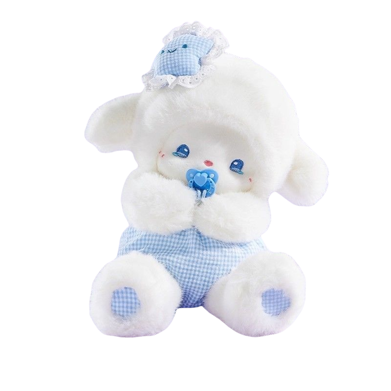Popular online celebrity milk puff, snot, goodnight lamb, cute plush doll gift, soothing doll, sleeping pillow, plush doll Application Scenario