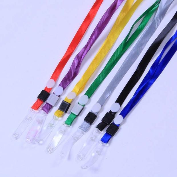 Factory wholesale 1.5cm leather ribbon name tags, employee name tags, lanyards, exhibition work ID card sleeves Specification image