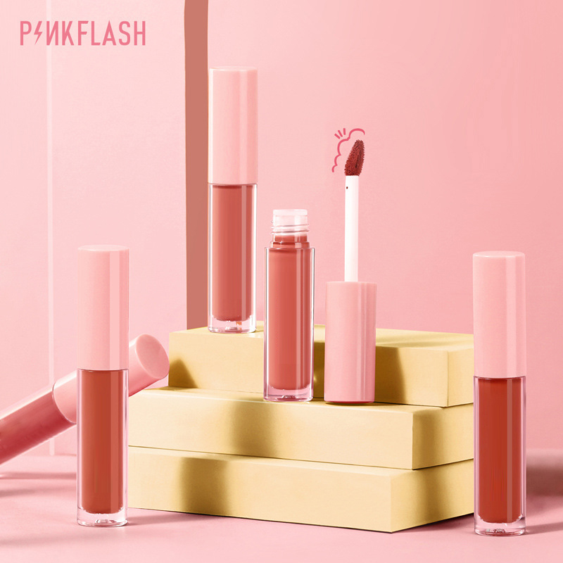 Maquillaje de larga duración lindo transparente brillo mate no pegajoso vegano natural fruta lip gloss hidratante aumento de labios aceite