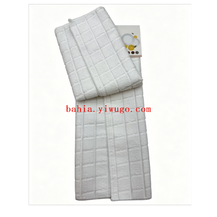 bahia Polka dot double-sided microfiber cleaning cloth is a highly efficient oil-stain and water-absorbing kitchen rag details Picture