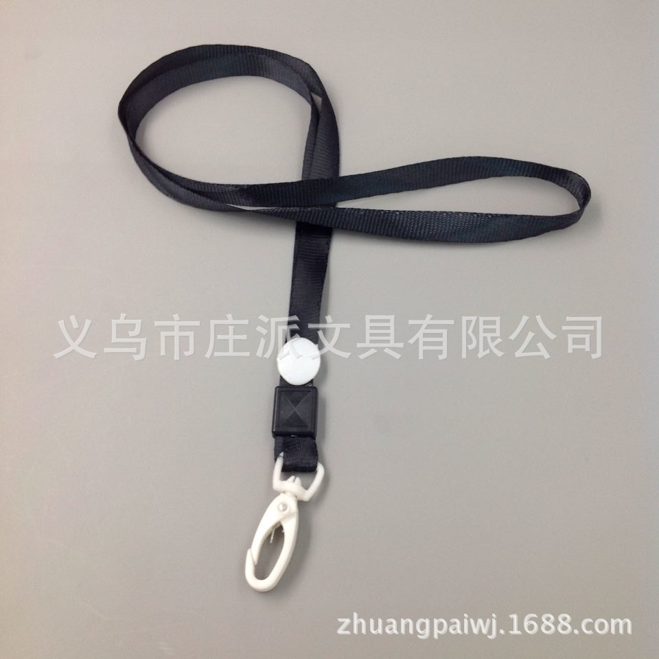 1cm plastic hook ribbon name tag hanging rope, hanging rope, gold thread strap, work ID card sleeve strap, brand rope, name tag rope Application Scenario