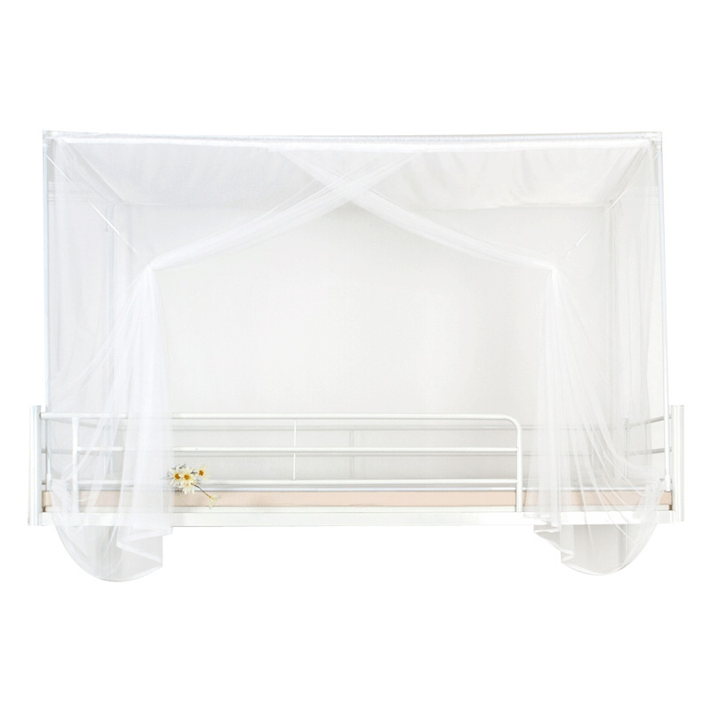 Student dormitory bunk beds, single beds in dormitories, dust-proof mosquito nets, and beds that do not require installation Application Scenario