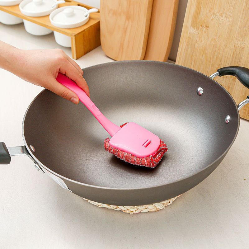 Kitchen daily-use cleaning balls, household stainless steel wire balls, pot and bowl scrubbing balls can be customized Application Scenario