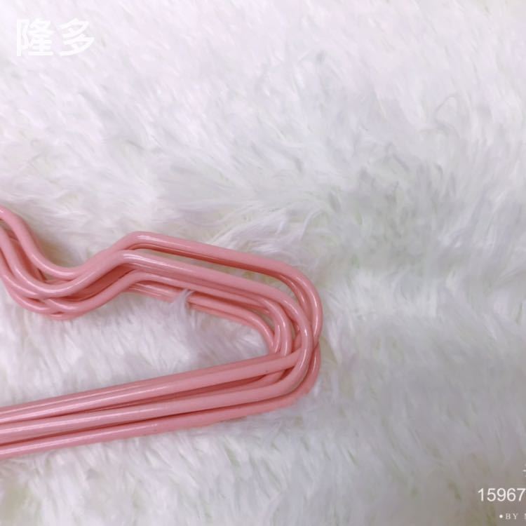 0062 Children's clothes hanger, plastic clothes hanger, iron clothes hanger, anti-slip clothes hanger, children's clothes hanger, stitch details Picture