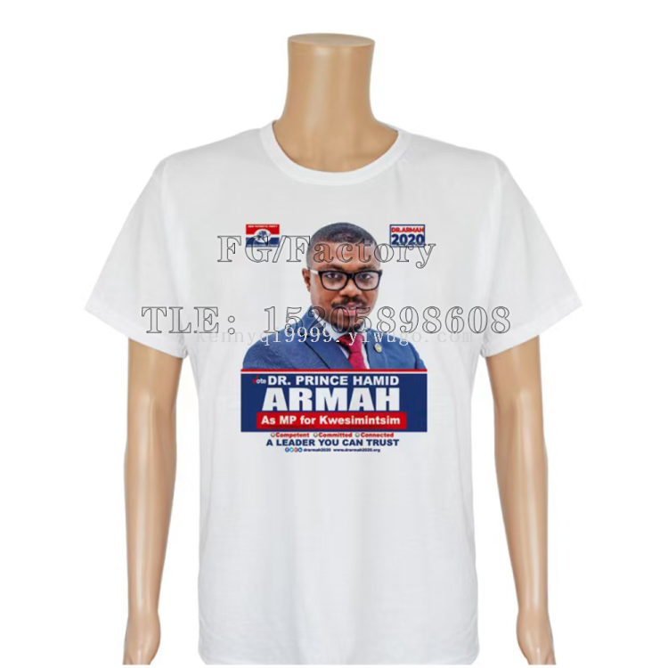 Customized comfortable cross-border presidential campaign shirt Polo to support every step of the election. Large quantity special offer full figure