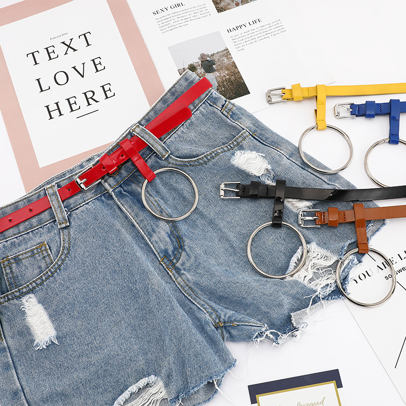 Hot-selling pin-buckle belt women's combination outfit fashionable and versatile decorative belt women's pair with jeans hanger wholesale