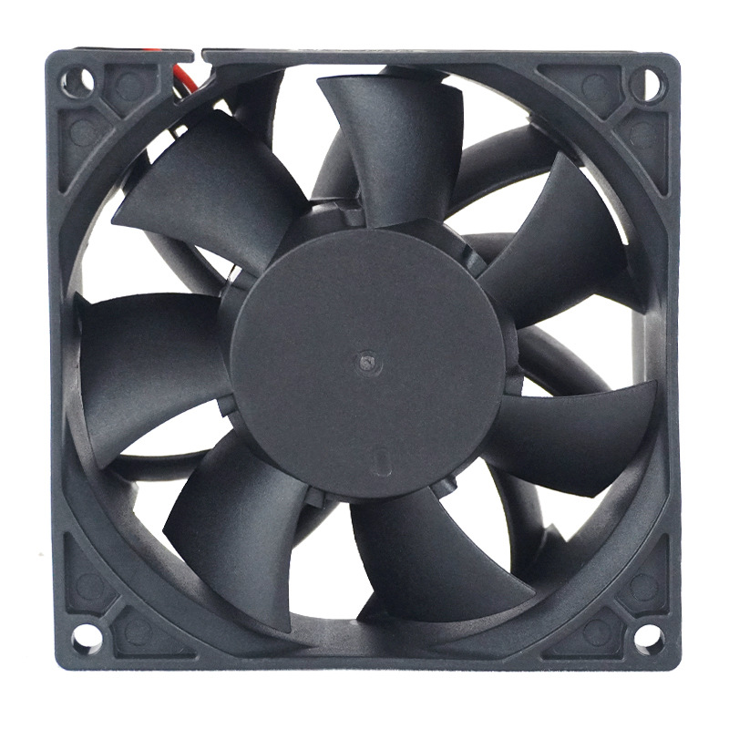 GX9238 DC 12/24V ball bearing axial flow fan, 9238 heat dissipation and cooling fan, exhaust fan details Picture
