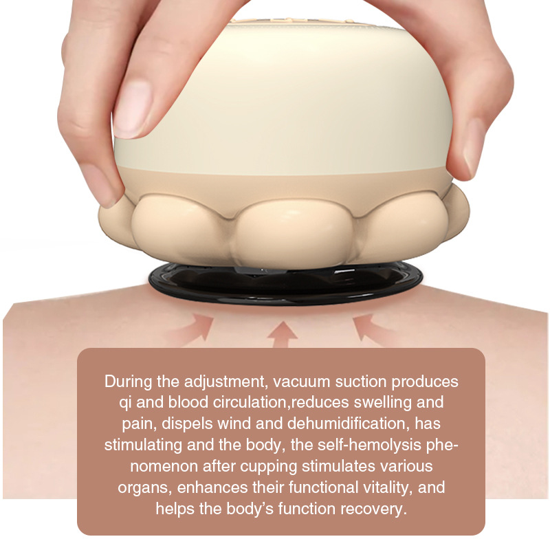Intelligent electric gua sha device, home negative pressure cupping, cupping massage device, meridian unblocking device, beauty gua sha and moxibustion device Specification drawing
