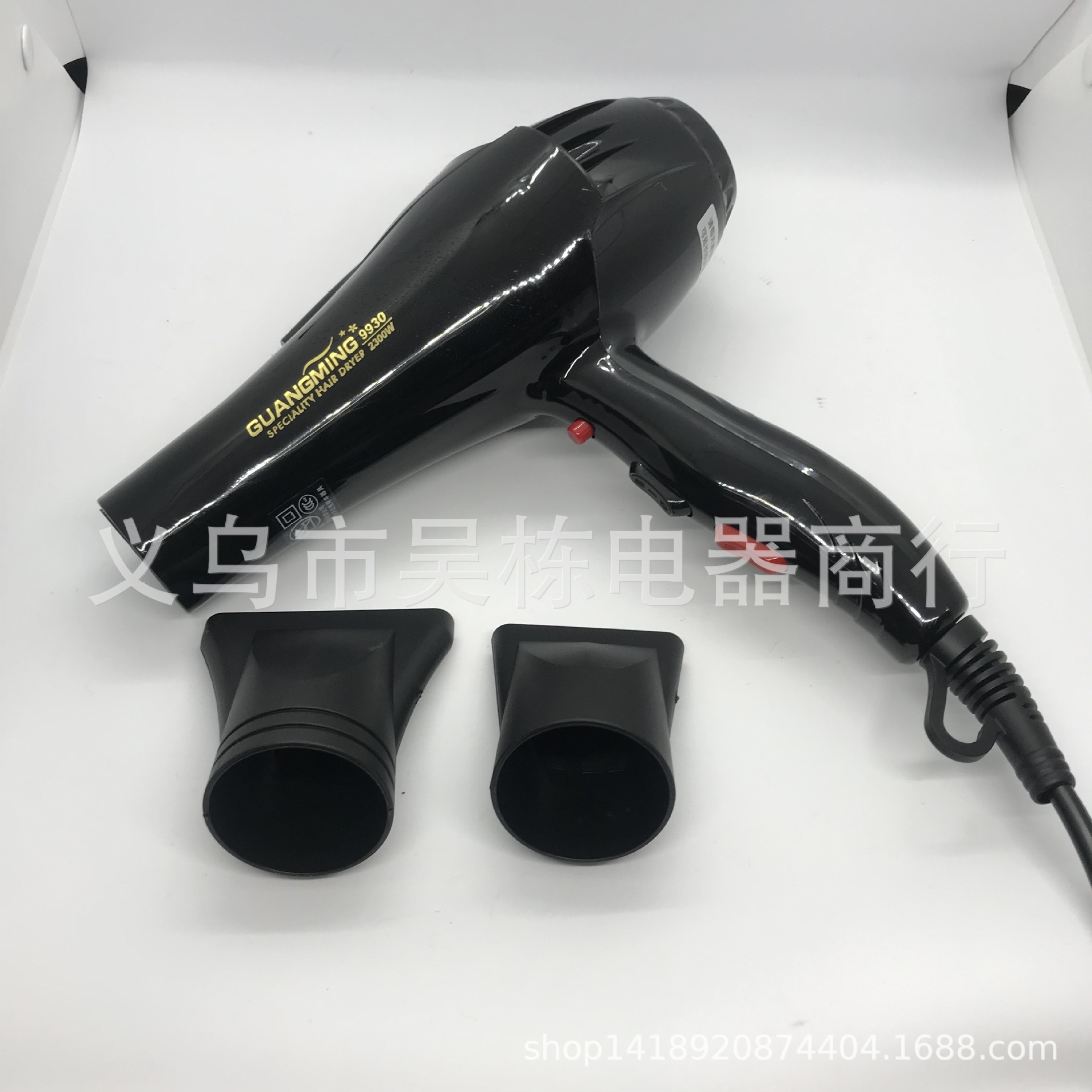 大功率静音吹风机吹风筒冷热双风家用电吹风机光明9930发廊 details Picture