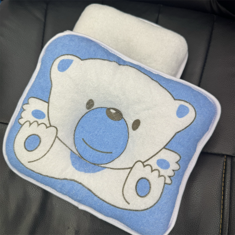 小熊婴儿定型枕宝宝枕头儿童枕方形新生儿防偏头宝宝定型枕