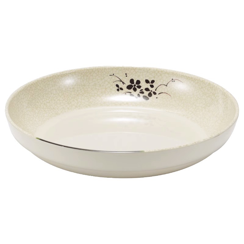 Chinese-style melamine plates, plastic round plates, flat plates, restaurant fast food stir-frying plates, rice bowl plates, commercial tableware Application Scenario