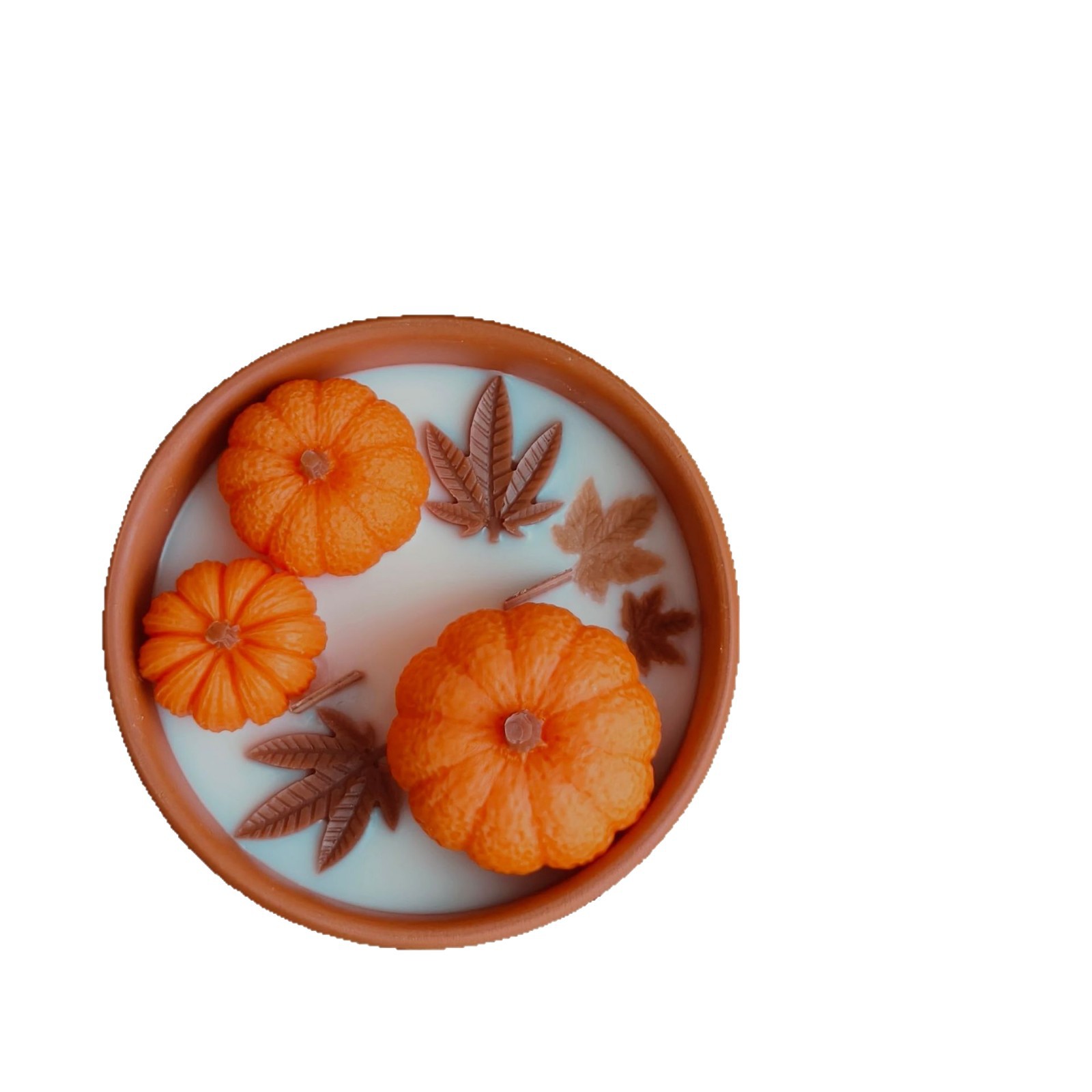 Creative Harvest Festival Pumpkin Scented Candles, Halloween Cross-border New Birthday Gifts, Maple Leaf Home Decoration Application Scenario