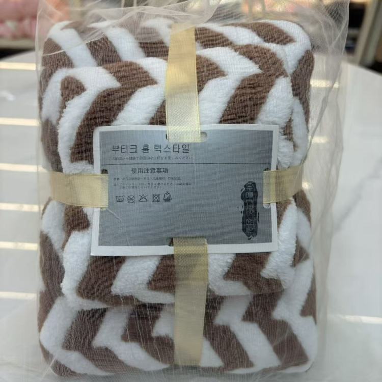 洗浴双件套 珊瑚绒洗脸巾+浴巾 出口日韩品质 柔软舒适细节图