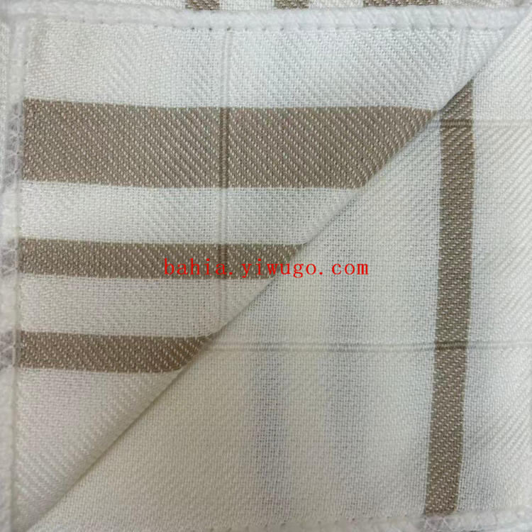 5 pieces of 30*30cm double-layer striped dishcloths, kitchen dishcloths, degreasing and cleaning cloths bahia Item Picture