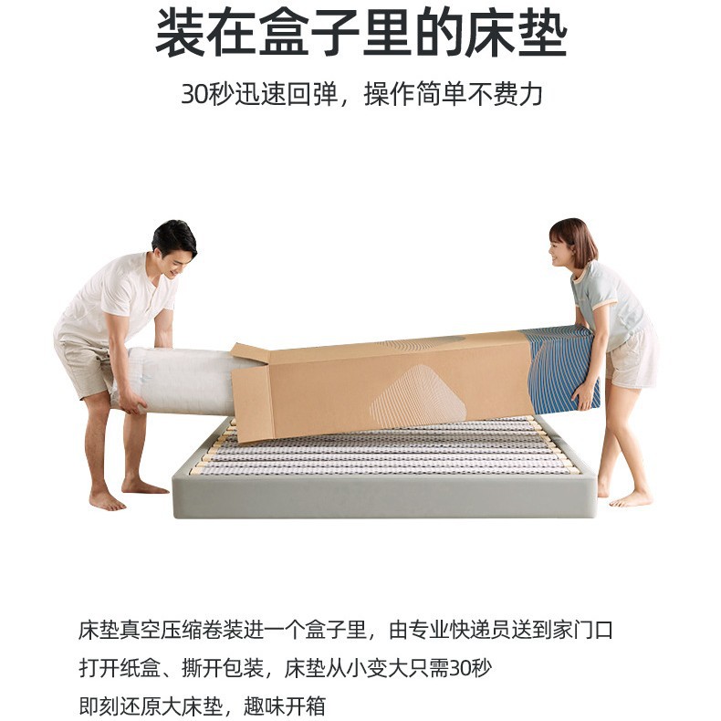 Cross-border roll-wrapped mattresses for children, both soft and hard, and thickened roll-wrapped mattresses for five-star hotels and guesthouses are available for wholesale and distribution