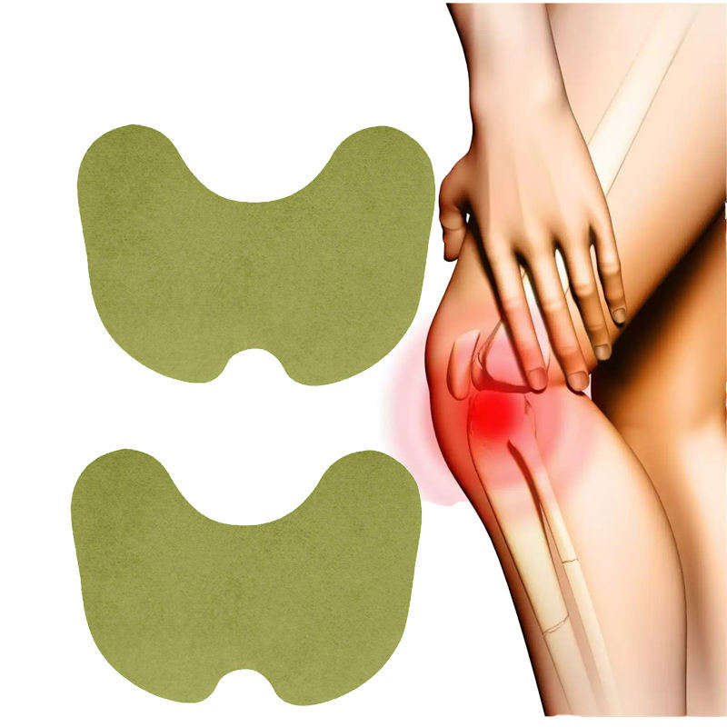 跨境专供膝盖贴艾草膝部关节贴护膝贴艾草贴发热暖贴艾灸贴膏贴