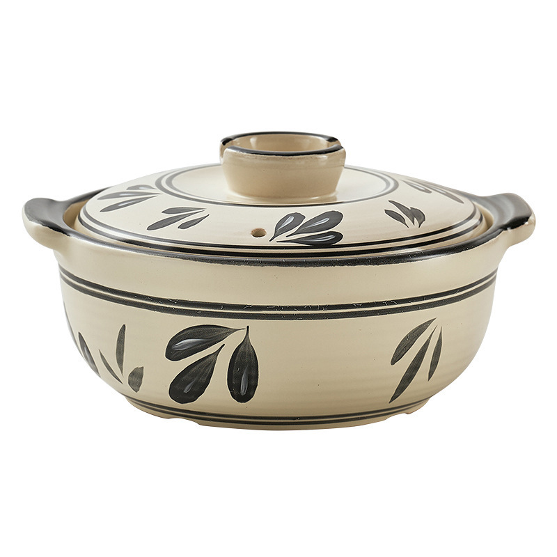 Clay pot, Japanese clay pot, stew pot, household gas stove special 煲仔饭 clay pot, soup pot, lithium spodumene stone material Application Scenario