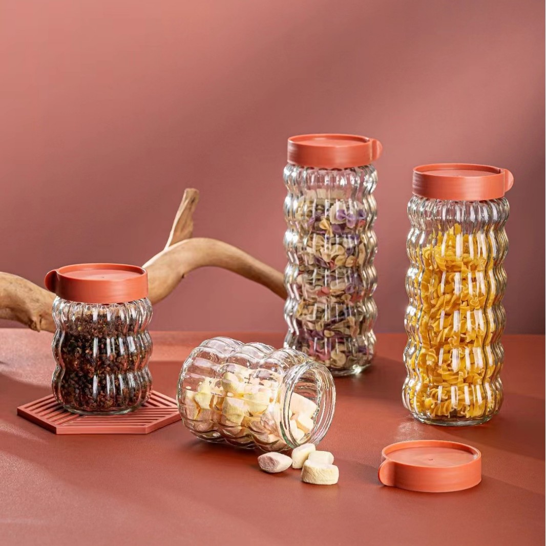 储物罐鸿运伴侣十二件套玻璃油壶储物罐调味盒套装公司送员工福利