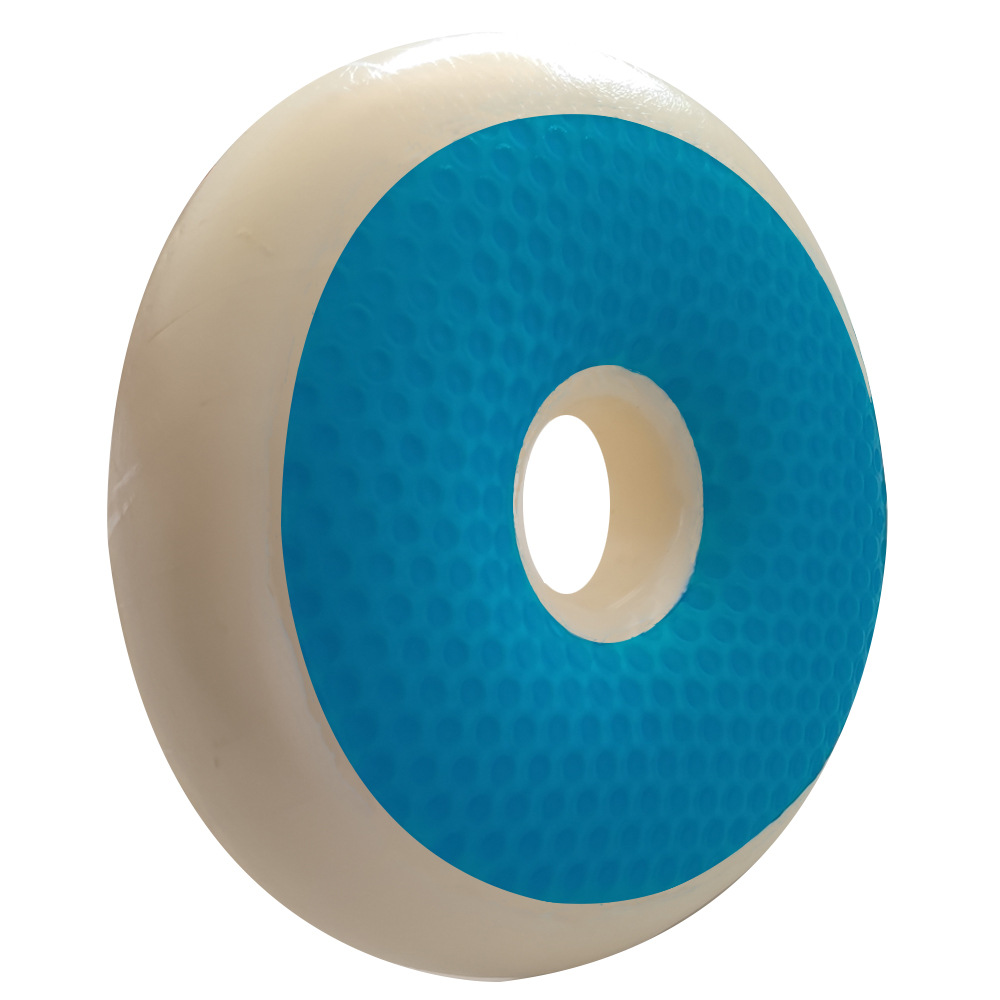 Gel memory foam seat cushion, circular slow-rebound memory pillow, hemorrhoid seat cushion, chair cushion, pregnant woman cushion, round within round details Picture