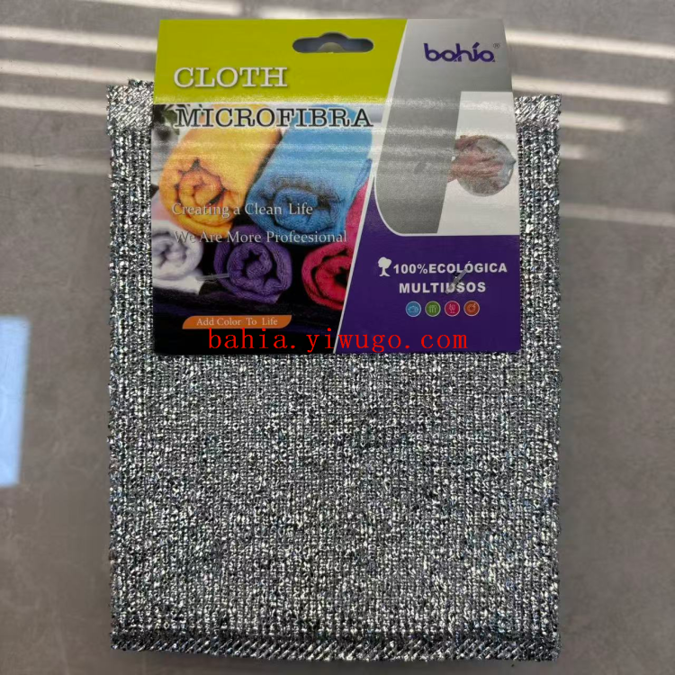 Multi-functional cleaning scouring pads, thickened and denser kitchen dishcloths, durable and clean pot-scrubbing cloths and cleaning cloths Application Scenario