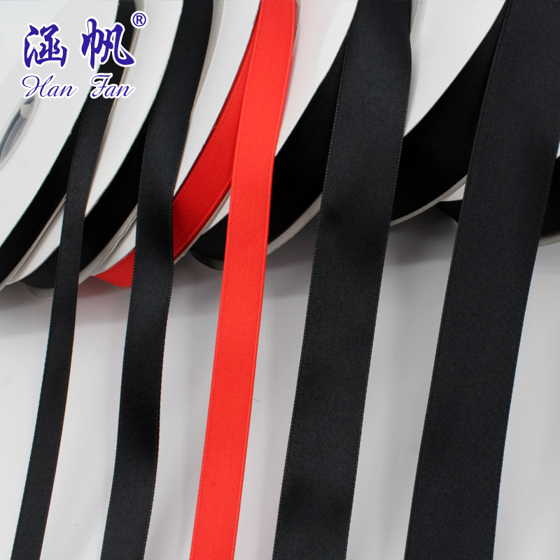 Factory direct sales of Korean-style double-sided polyester-cotton ribbons, hand-tied bow webbing, gift packaging ribbons, and clothing accessories Specification image