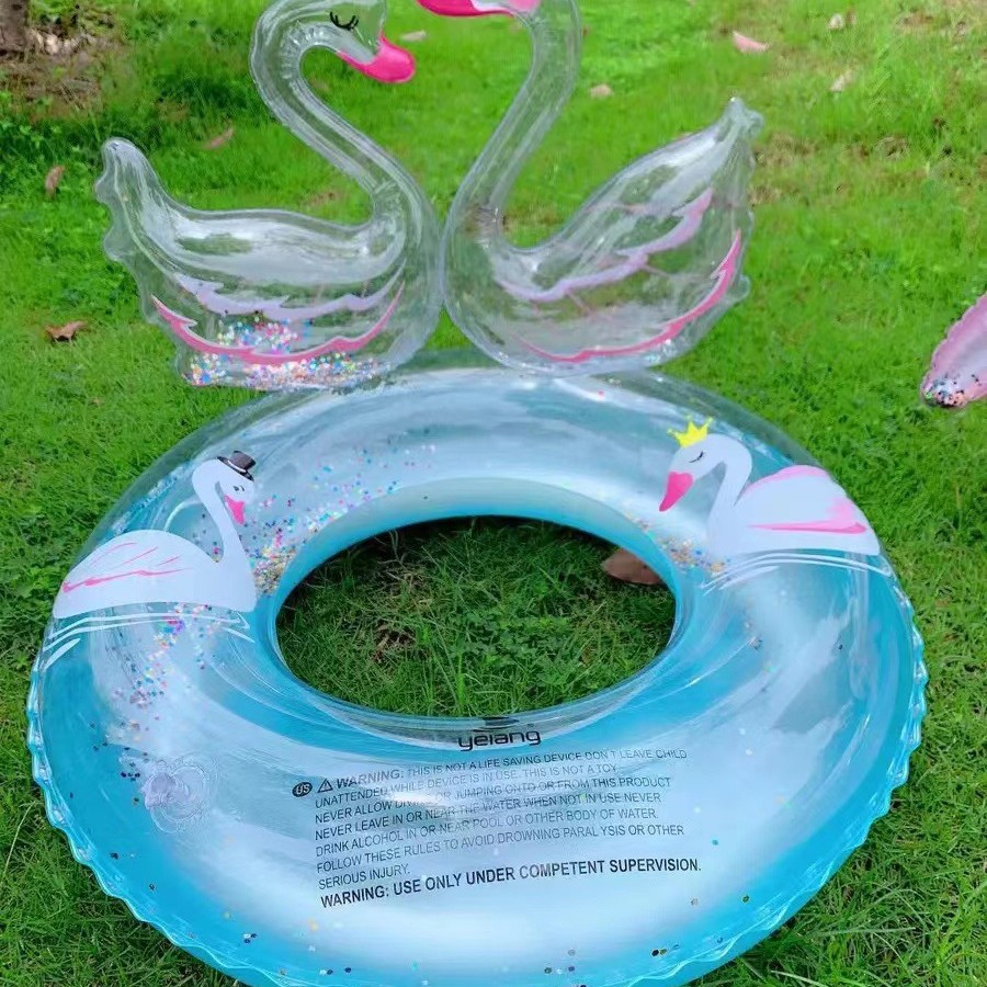 New children's swimming rings, girls' armpit life buoys, cartoon rabbit swimming rings, thickened infant armpit rings wholesale details Picture