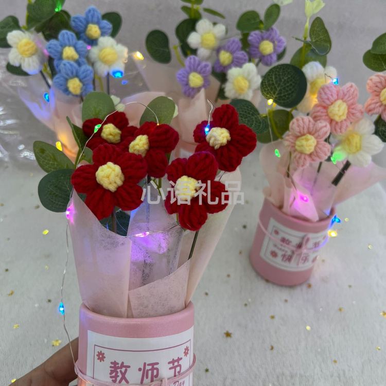 毛线花实物图