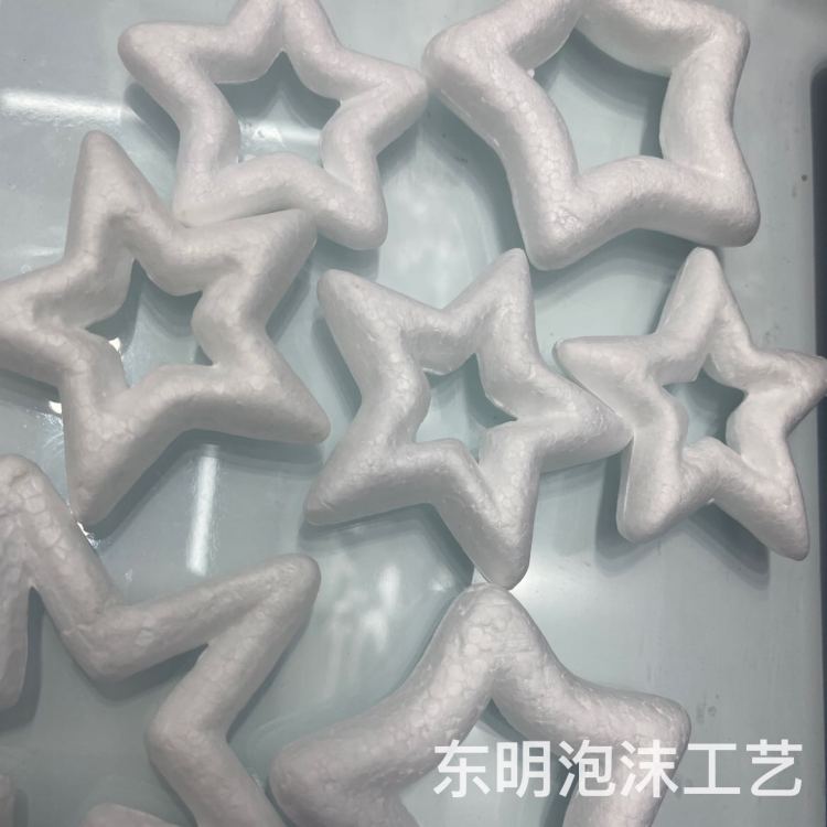 Foam hollow five-pointed star Polystyrene five-star Christmas holiday decoration Application Scenario