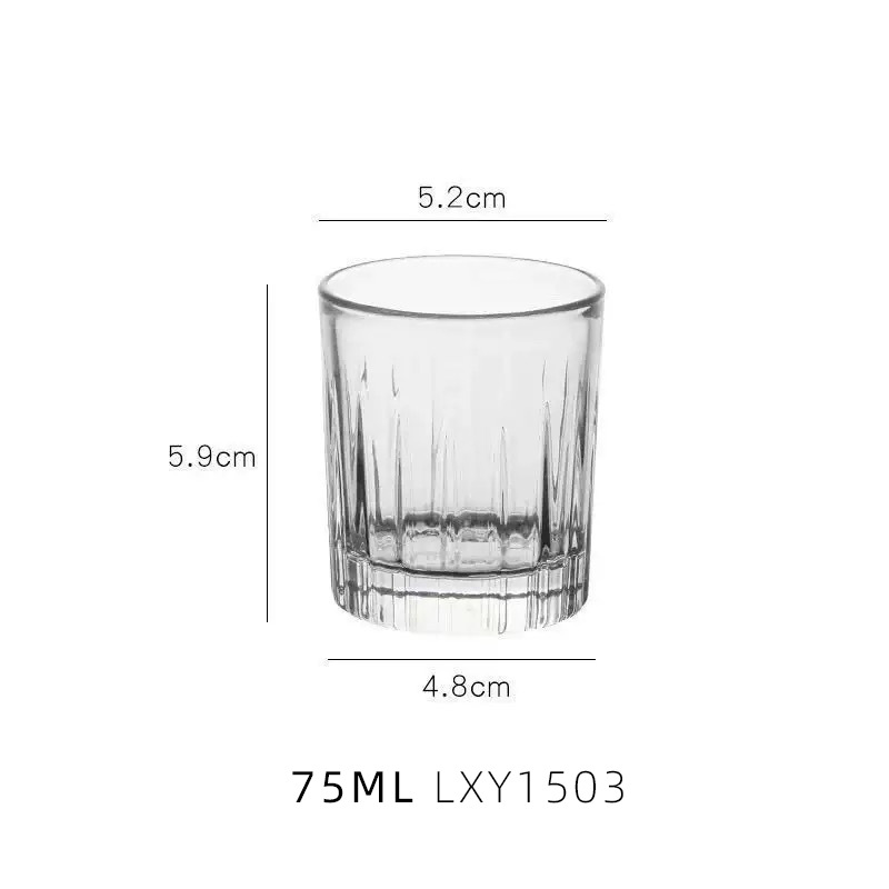 Carved white spirit cups, household glass cups, small Western-style wine cups, sets of cups, two bullet cups, one sip cup, spirits cups Application Scenario