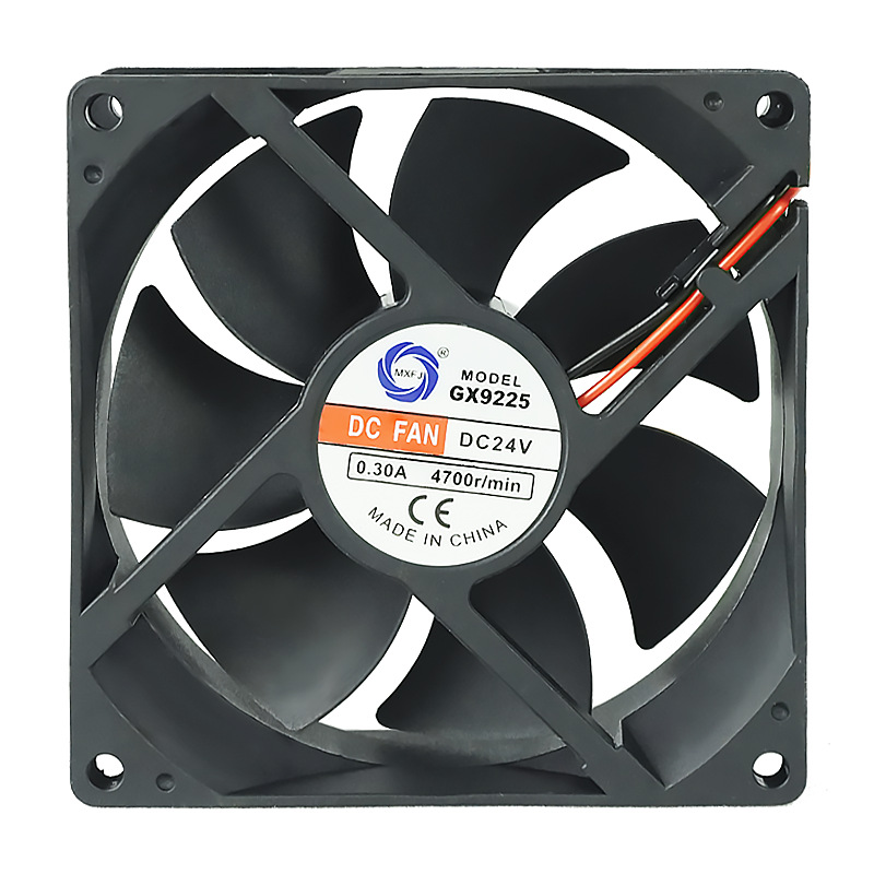 GX9225 DC 24V ball bearing axial flow fan, 9225 heat dissipation and cooling fan, exhaust fan Item Picture