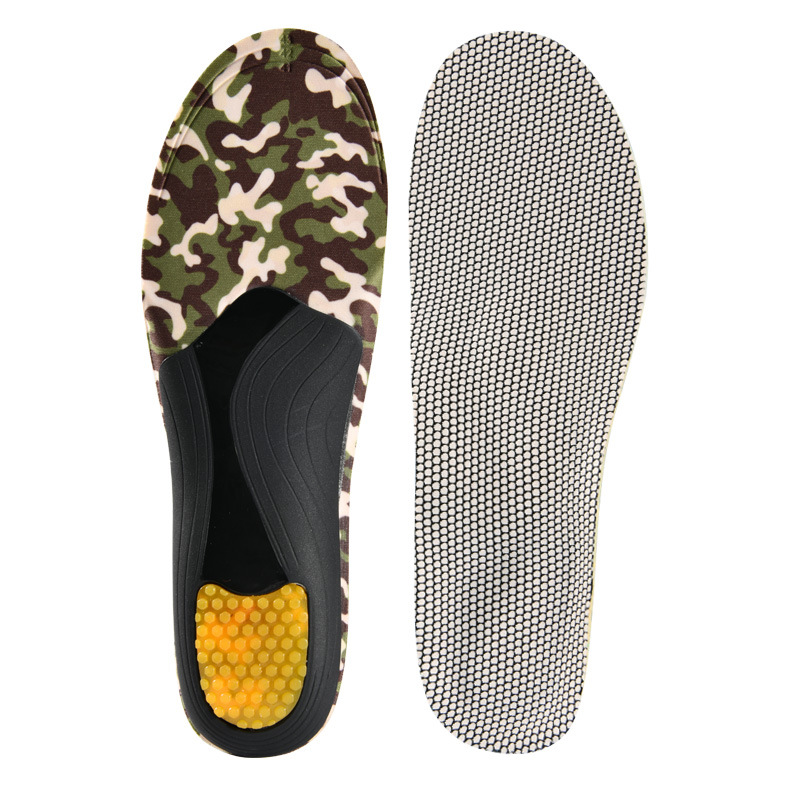 Amazon sports shock-absorbing arch support flat foot insoles Breathable, cushioning, soft and elastic breathable sports insoles Application Scenario