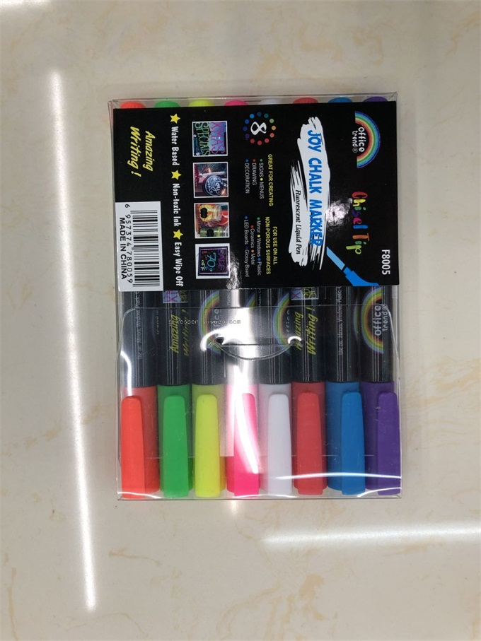 8-color metallic electronic highlighter erasable color whiteboard pen, specially designed for supermarkets