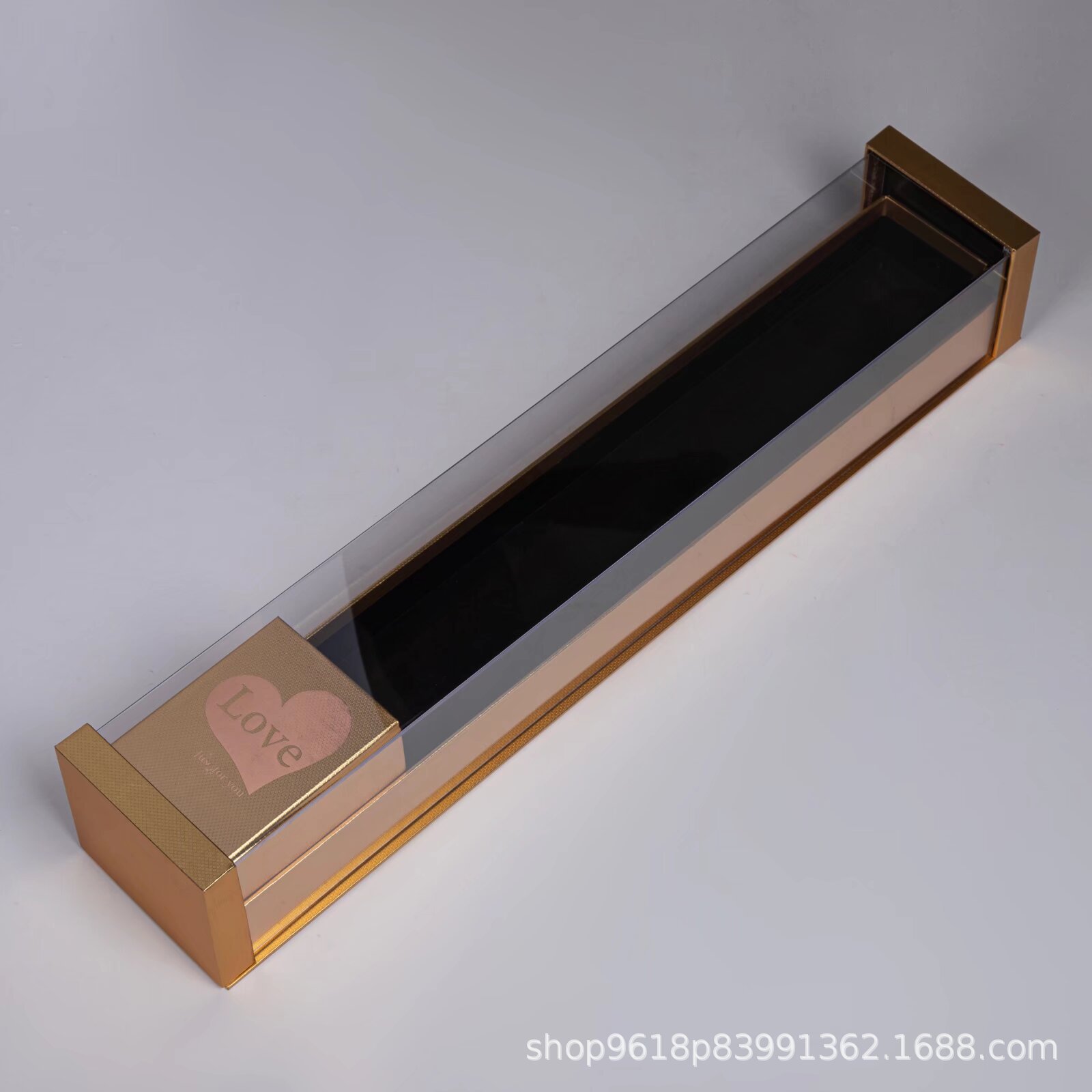 Rectangular transparent acrylic flower box gift box 520 Qixi Valentine's Day flower packaging box manufacturer wholesale of whole pieces
